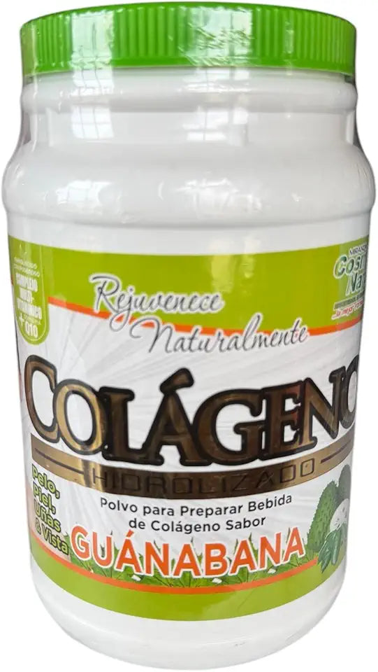 Hydrolyzed Collagen Powder Drink Mix Guanabana Flavor 2.2lbs M3166