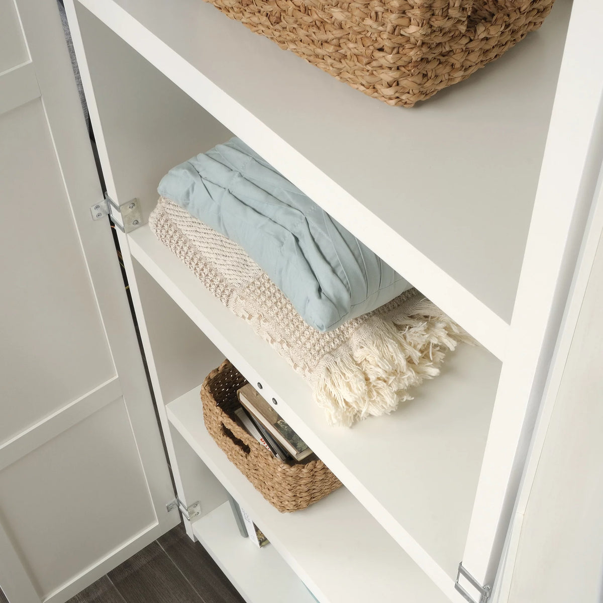 69" Tall 4-Shelf Wood Storage Cabinet C550815