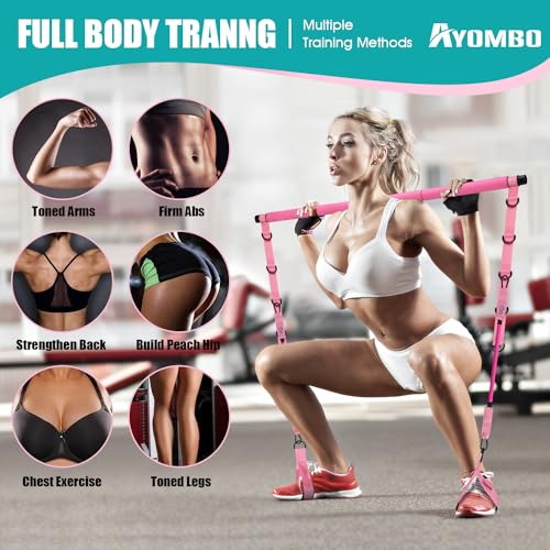 Pilates Bar Kit with Resistance Bands A4185