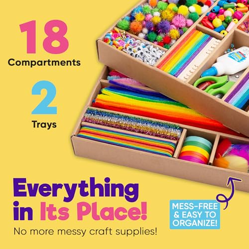 3000+ Pcs Arts and Crafts Supplies Craft Kit T5485
