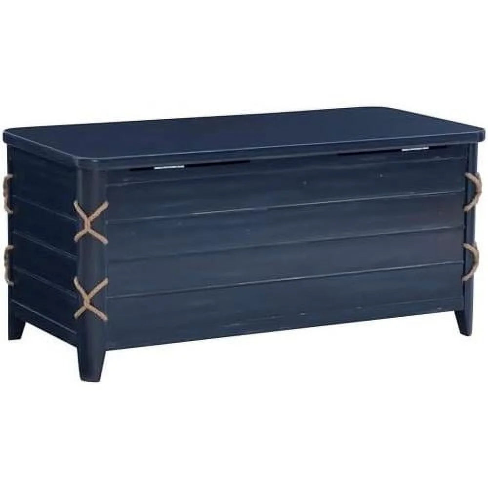 Blue Wood Storage Chest V628259