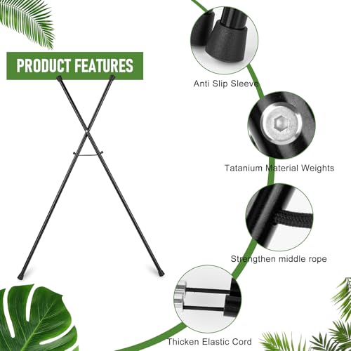 Black Golf Bag Stand Attachment with Carry Bag Q996