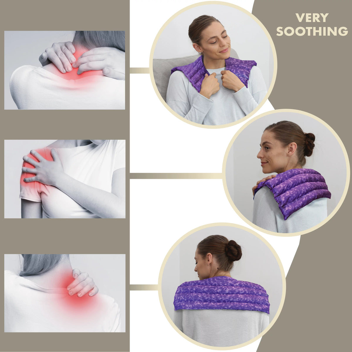 Neck & Shoulder Wrap Herbal Hot & Cold Therapy Pack Y321