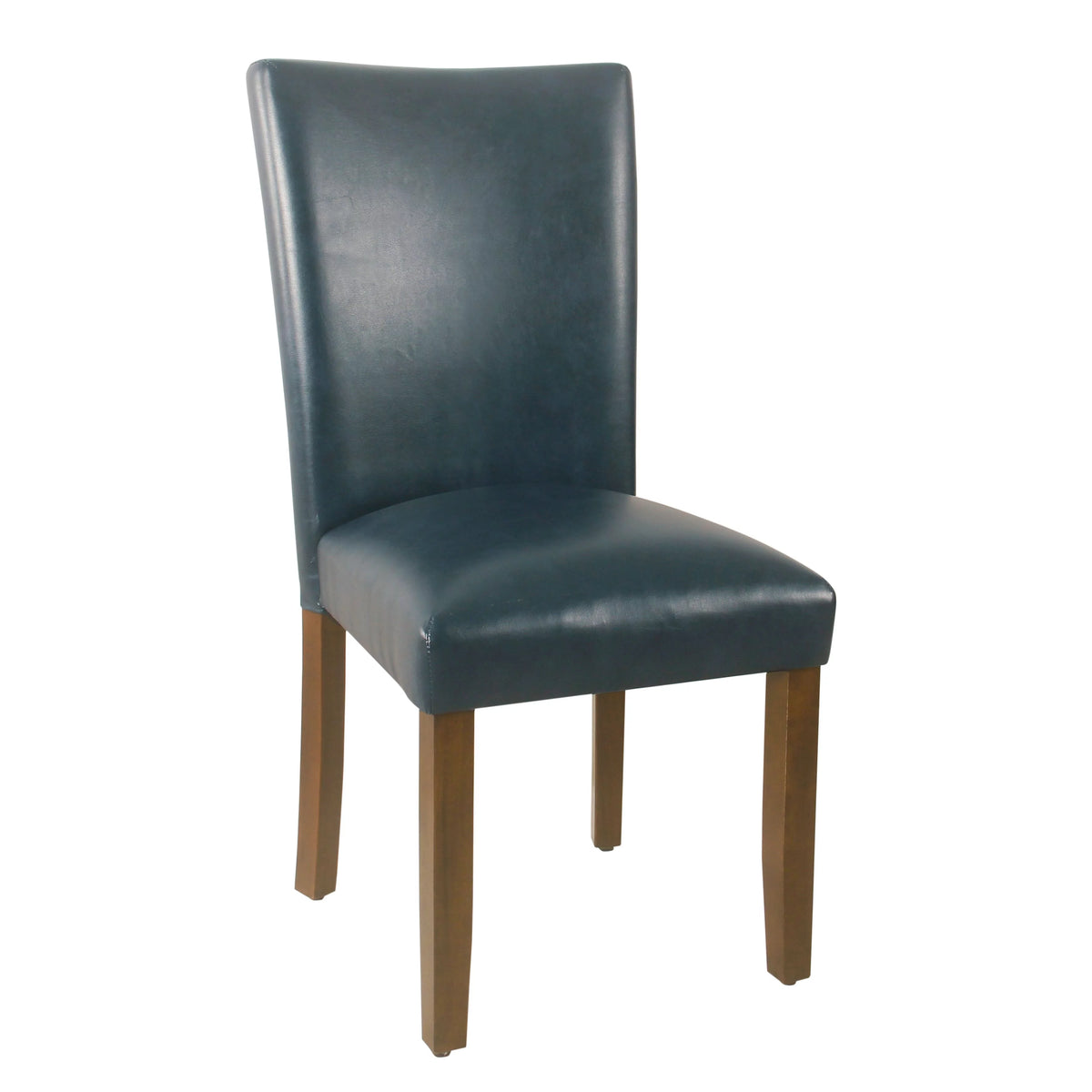Dark Blue Faux Leather Dining Chair Set of 2 L145