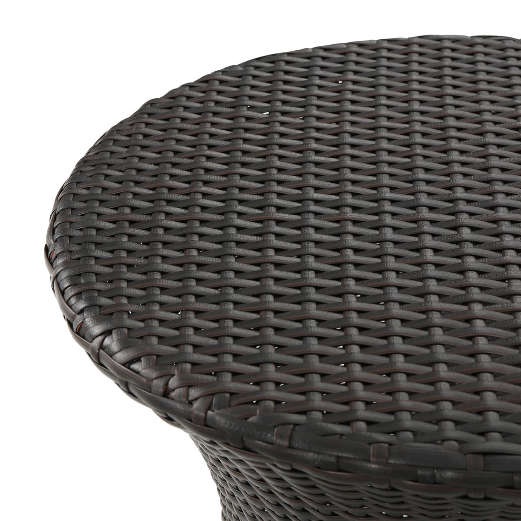 Multibrown Outdoor Wicker Side Table P5215