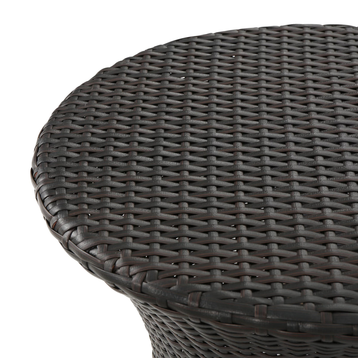 Multibrown Outdoor Wicker Side Table P5215