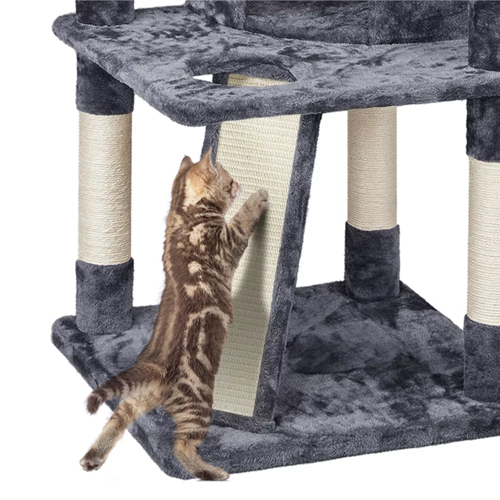 Dark Gray Cat Tree D5014