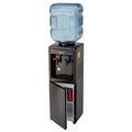 Black Freestanding Hot and Cold Water Cooler Dispenser J67807