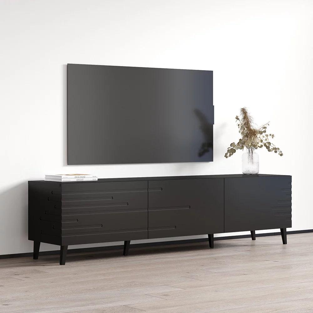 73" TV Stand with Storage Cabinets S199