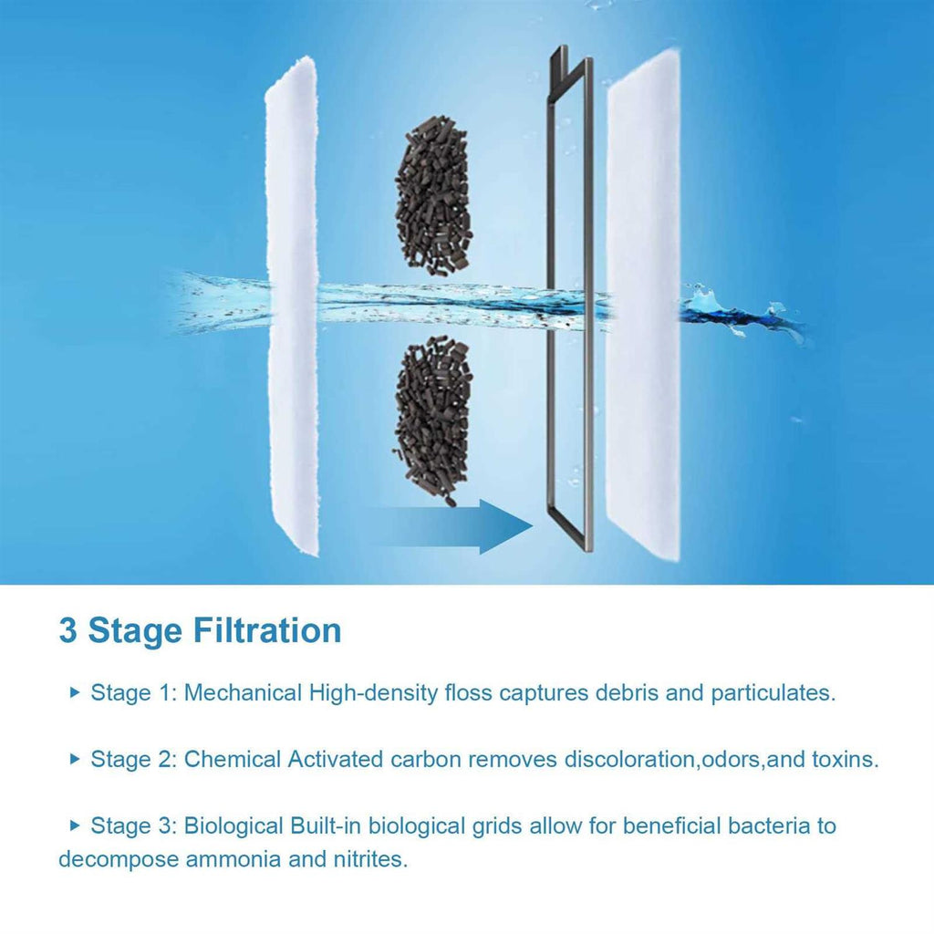 8 Pack Aquarium Filter Cartridge T51844