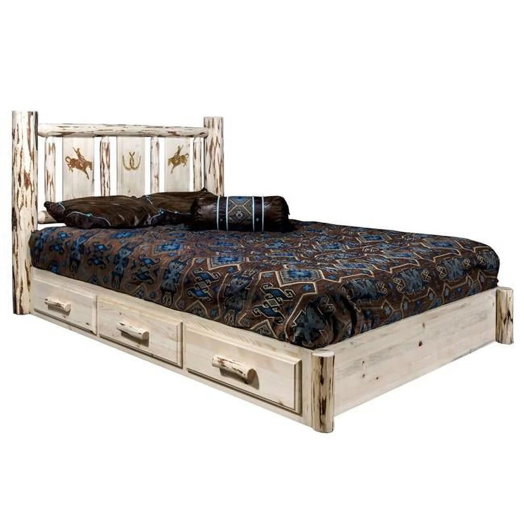 Pine Wood Twin Platform Bed W407284