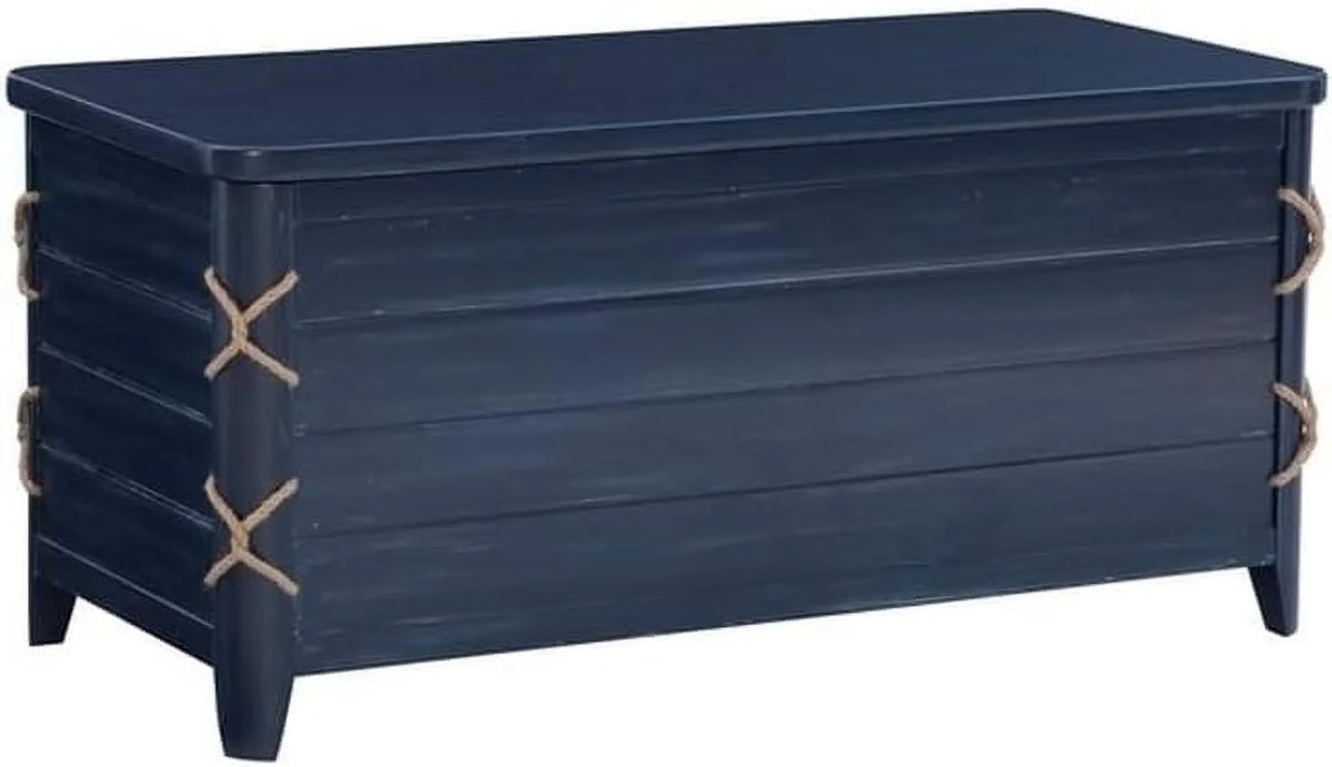 Blue Wood Storage Chest V628259