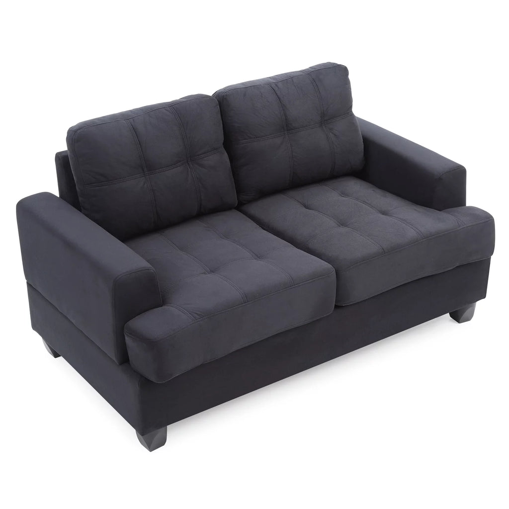 Black Loveseat R3564