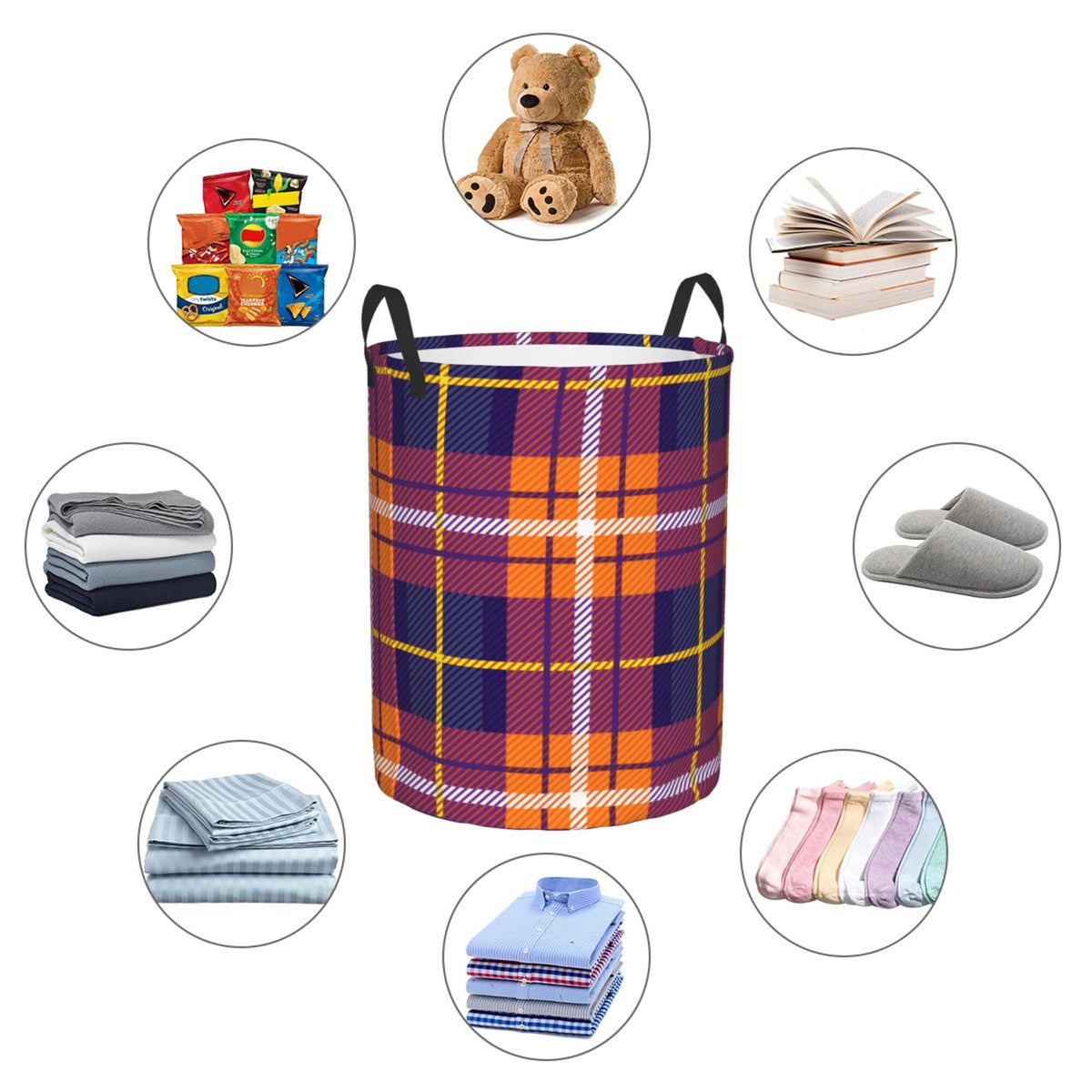 Waterproof Laundry Hamper with Handle L384