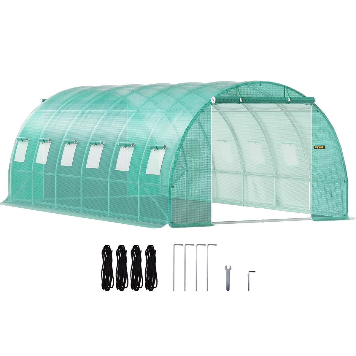 Walk-in Greenhouse Galvanized Frame Y232159