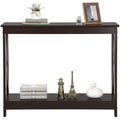 Brown Wallmount Console Table P695