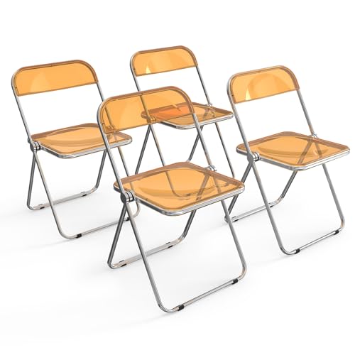 Clear Acrylic Folding Chairs 2 Pack N506864