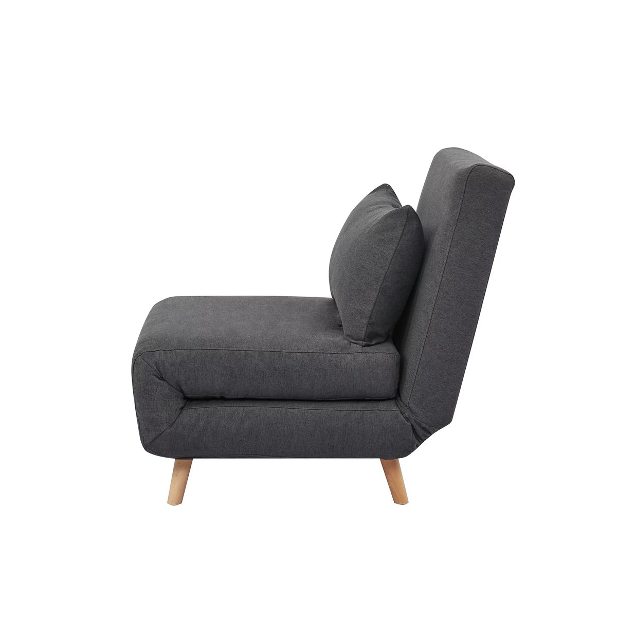 Dark Gray Futon Chair Set of 2 X9558