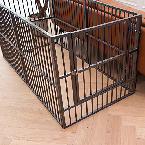 32" Heavy Duty Dog Playpen with Door J6496