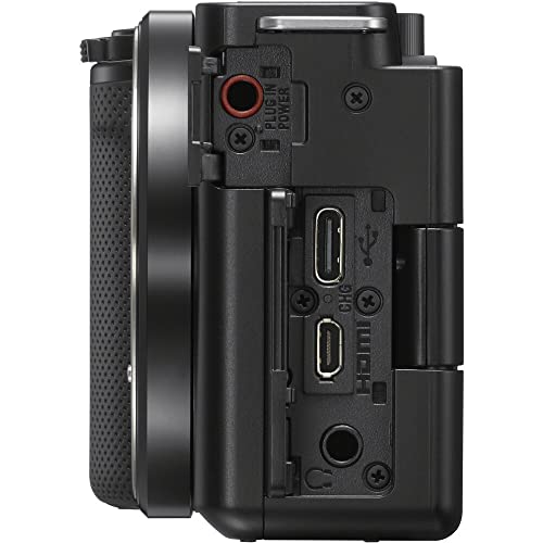 Black Mirrorless Camera with 16-50mm Lens I375394