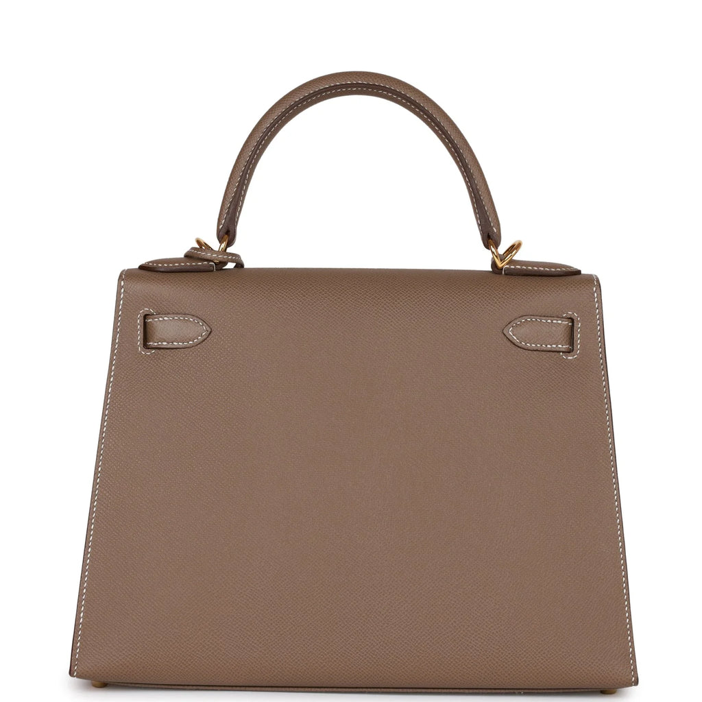 Kelly 28 Etoupe Epsom Handbag A478889