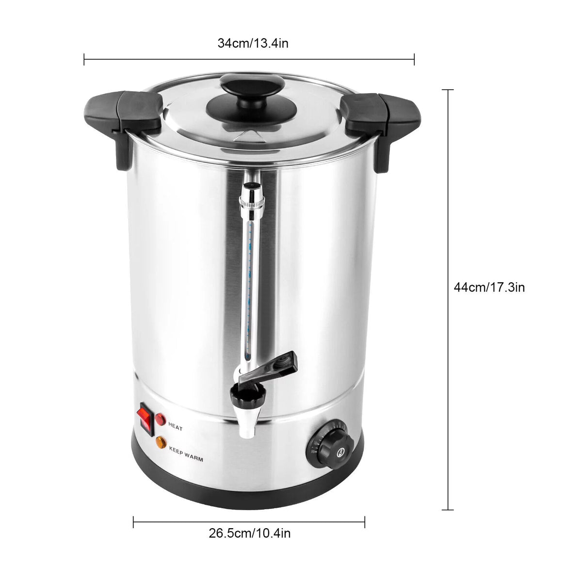 12L Stainless Steel Coffee Urn M3840