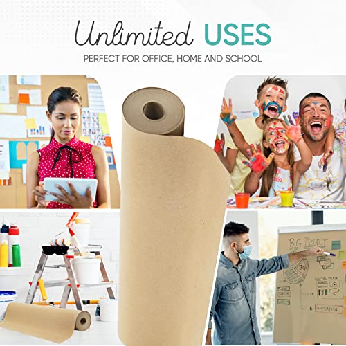 Brown Kraft Paper Jumbo Roll 100% Recycled U254