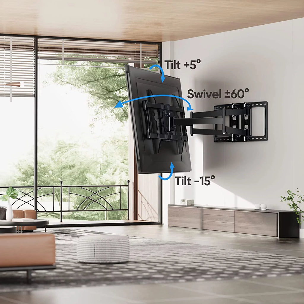 Full Motion TV Wall Mount Brackets for 50-90 inches Flat Curved TV J9299