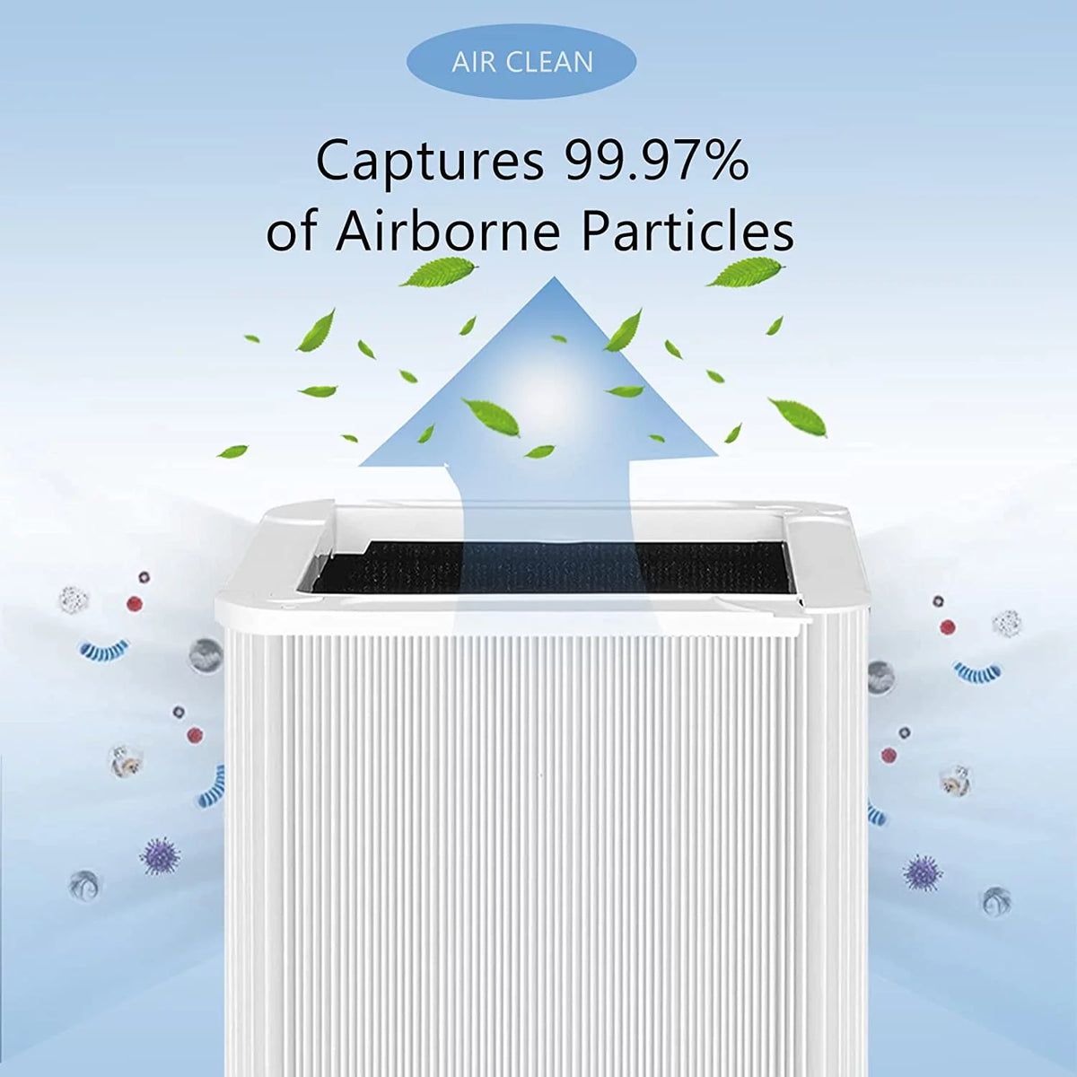 Auto Replacement Filter Compatible with Blueair Blue Pure 211+ Auto Air Cleaner Purifier, Pack of 2 Q16919