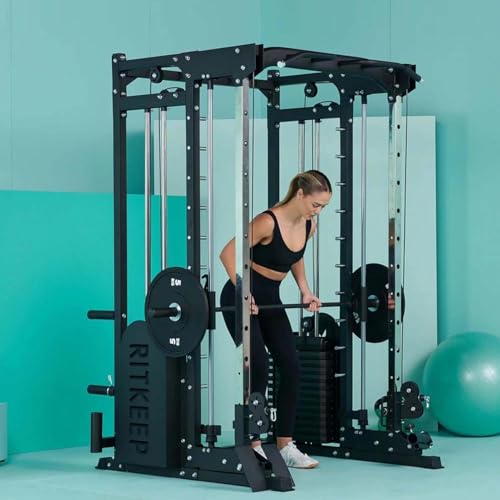 All-in-One Home Gym Equipment with 2200lb Load Capacity and 320lb Weight Stack A14715