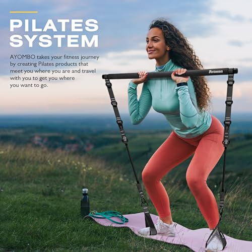 Pilates Bar Kit with Resistance Bands A4185