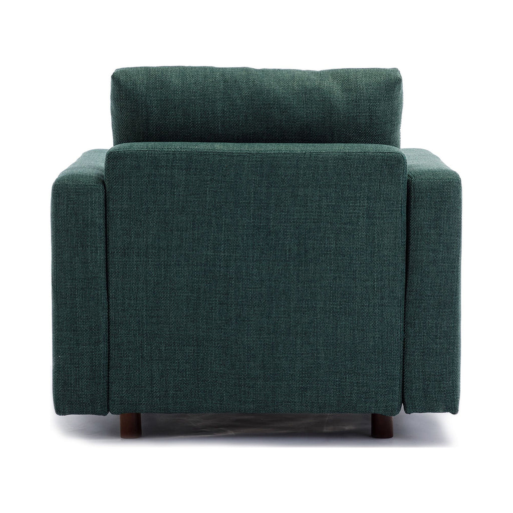 Green Single Seat Module Sofa Sectional Couch Q249761