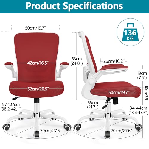 Ergonomic Mesh Office Chair with Lumbar Support Black O7267