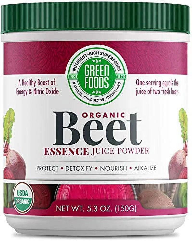 Organic Beet Carrot Matcha Green Foods Bundle N8385