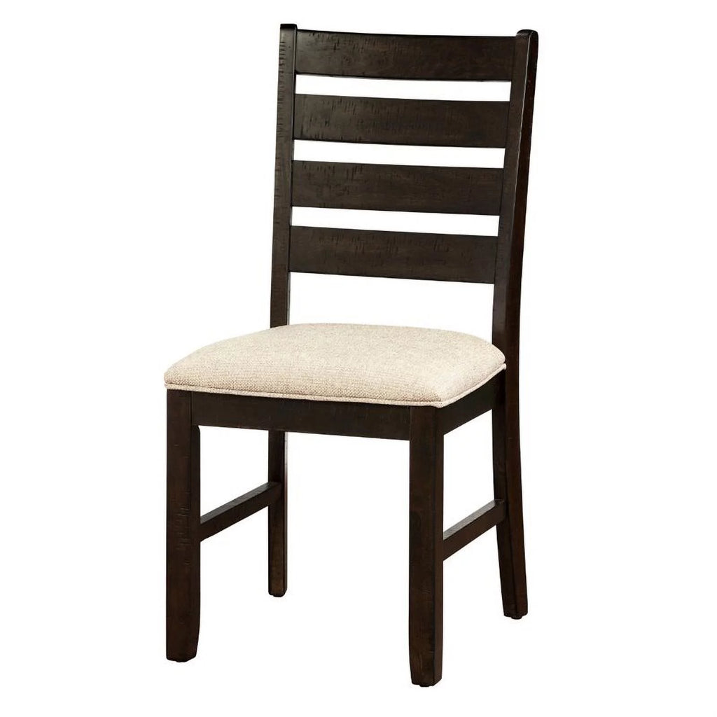 Brown 7 Piece Wood Dining Set A63351