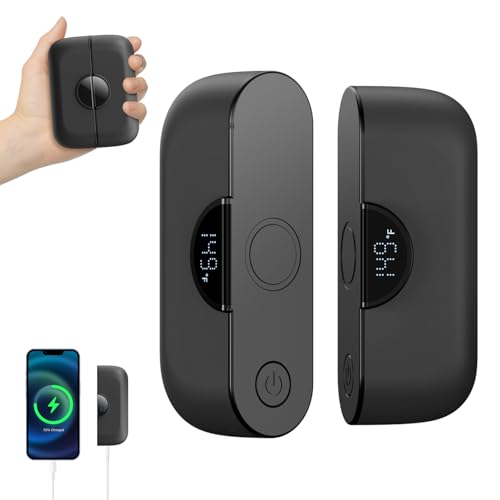 2 Pack 9000mAh Rechargeable Magnetic Electric Hand Warmers with Power Bank U345