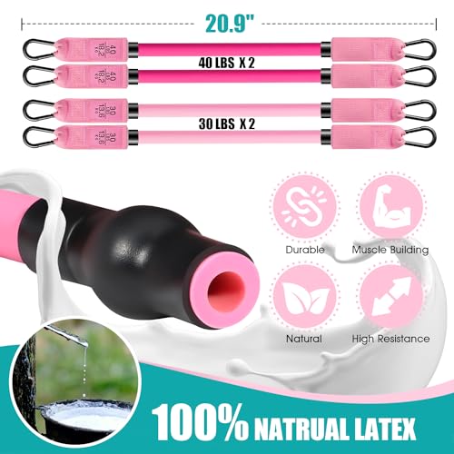 Pilates Bar Kit with Resistance Bands A4185