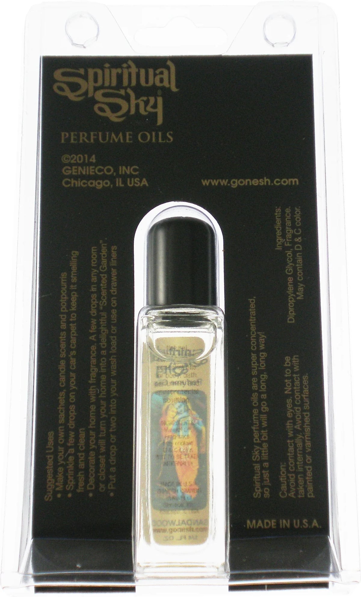 Sandalwood Scented Perfume Oil Pack of 4 1/4 oz X617