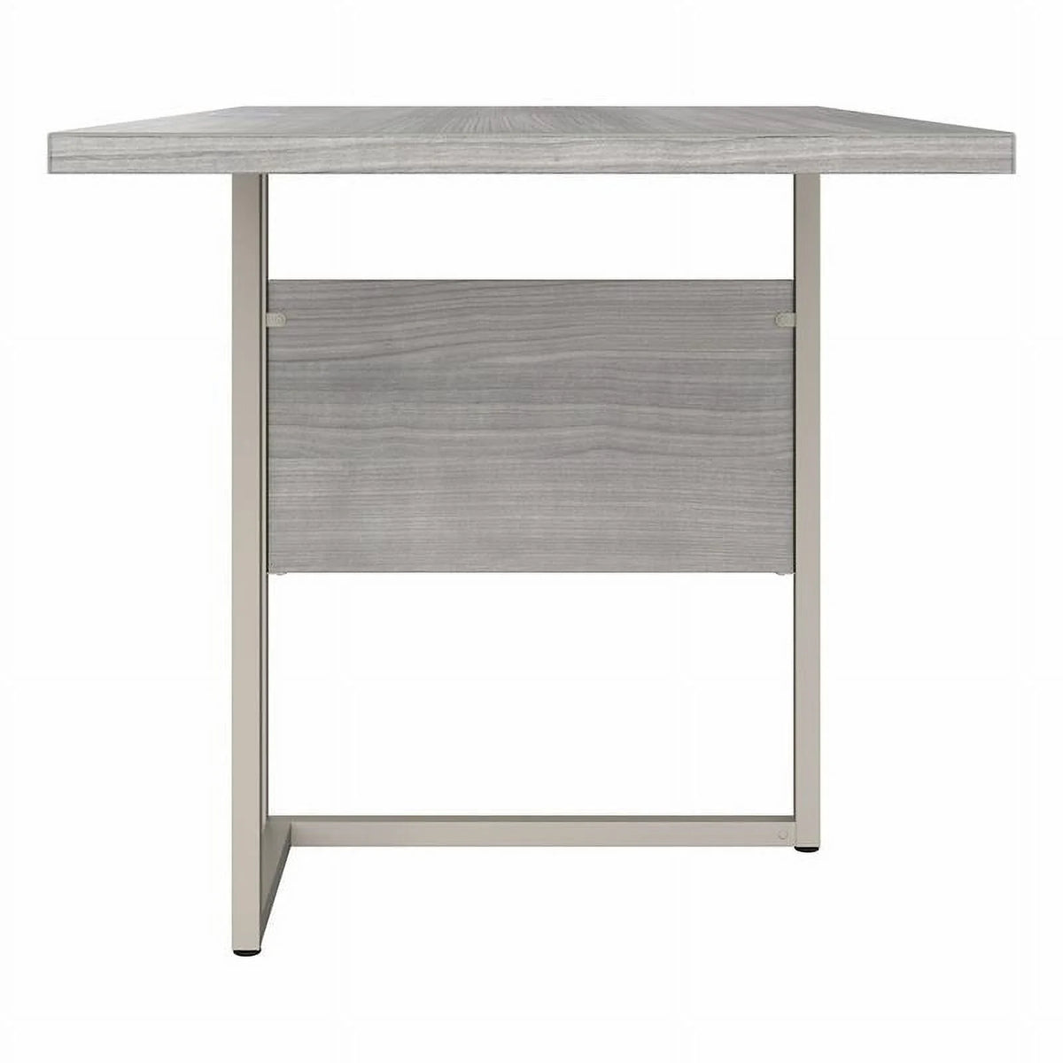 42W x 24D Desk Return/Bridge in Platinum Gray U112609