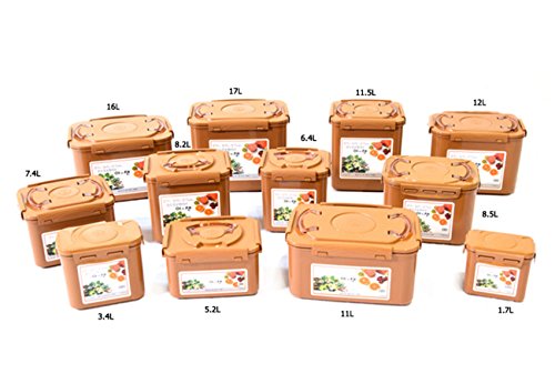 Kimchi Sauerkraut Container with Inner Vacuum Lid N250510