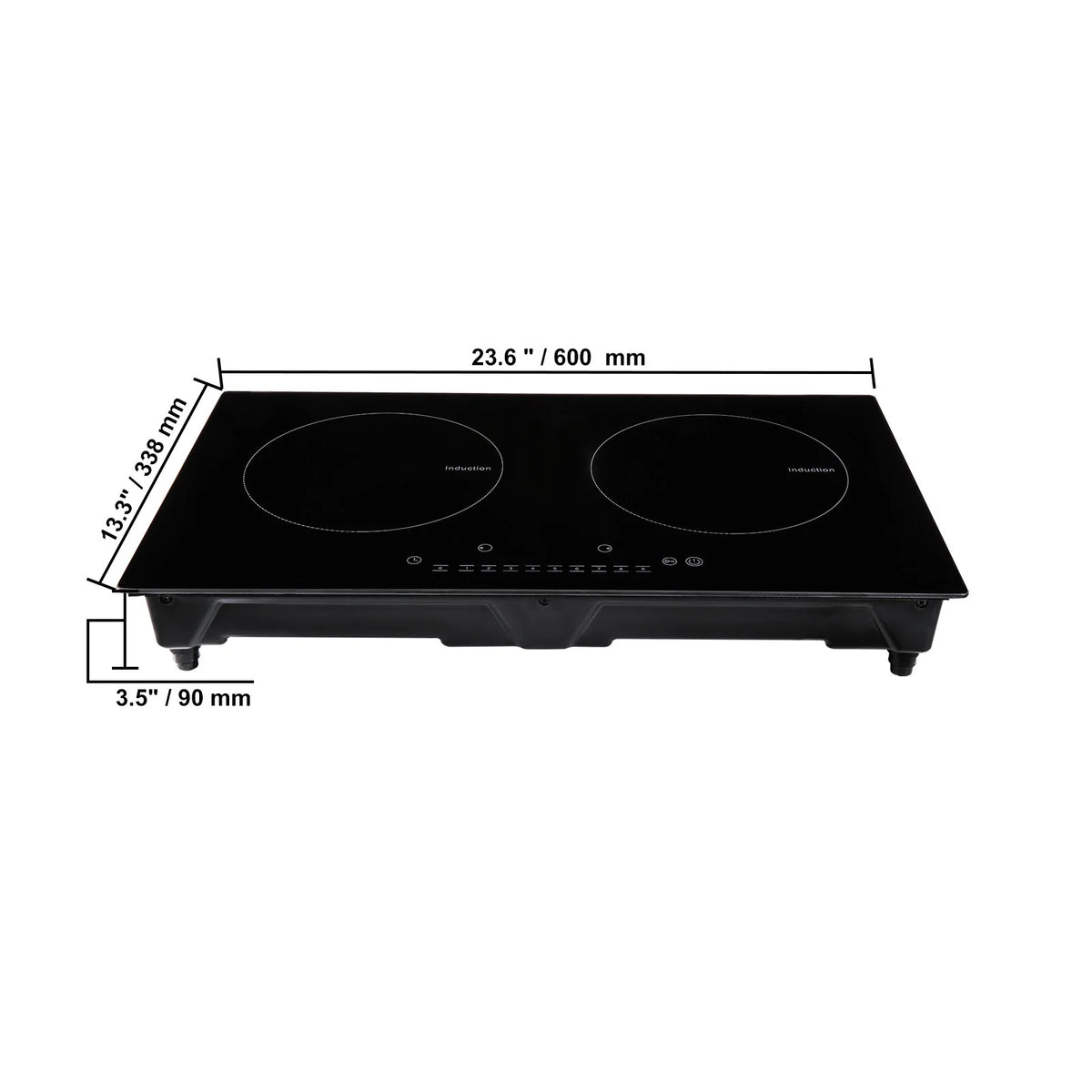2 Burners Ceramic Glass Electric Cooktop S2265
