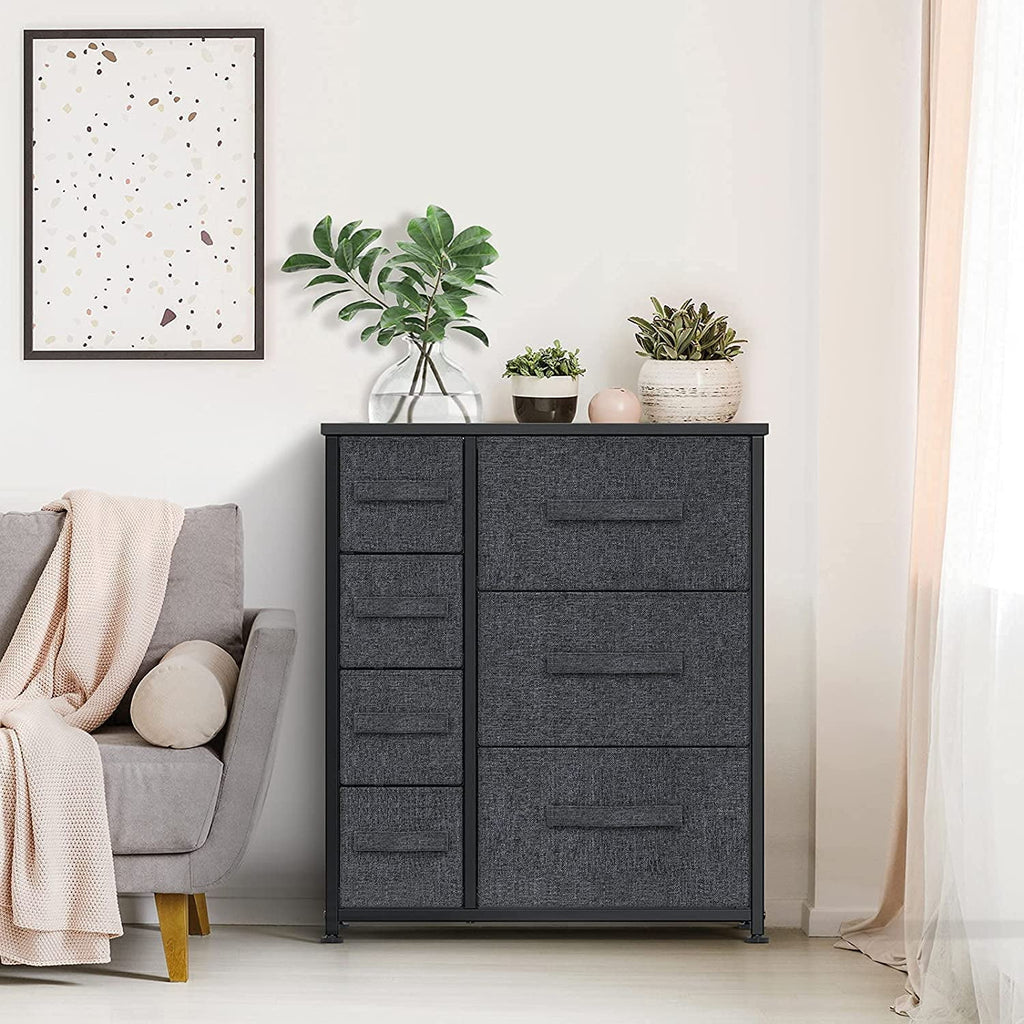 7 Drawer Fabric Storage Tower with Steel Frame L8941