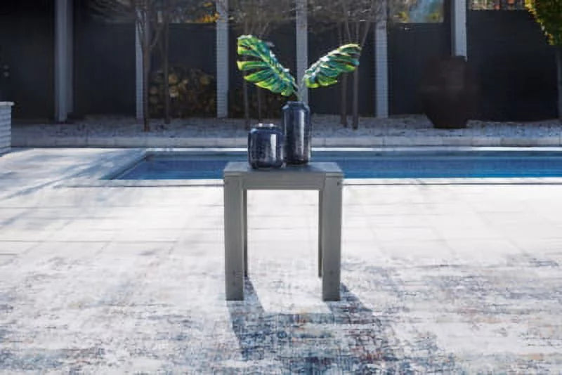 Charcoal Gray Outdoor End Table W858