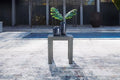 Charcoal Gray Outdoor End Table W858