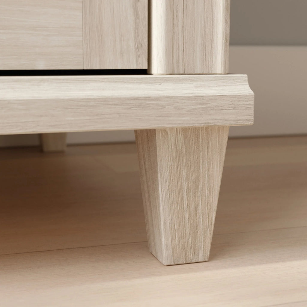 Engineered Wood Computer Desk in Chalk Oak S455