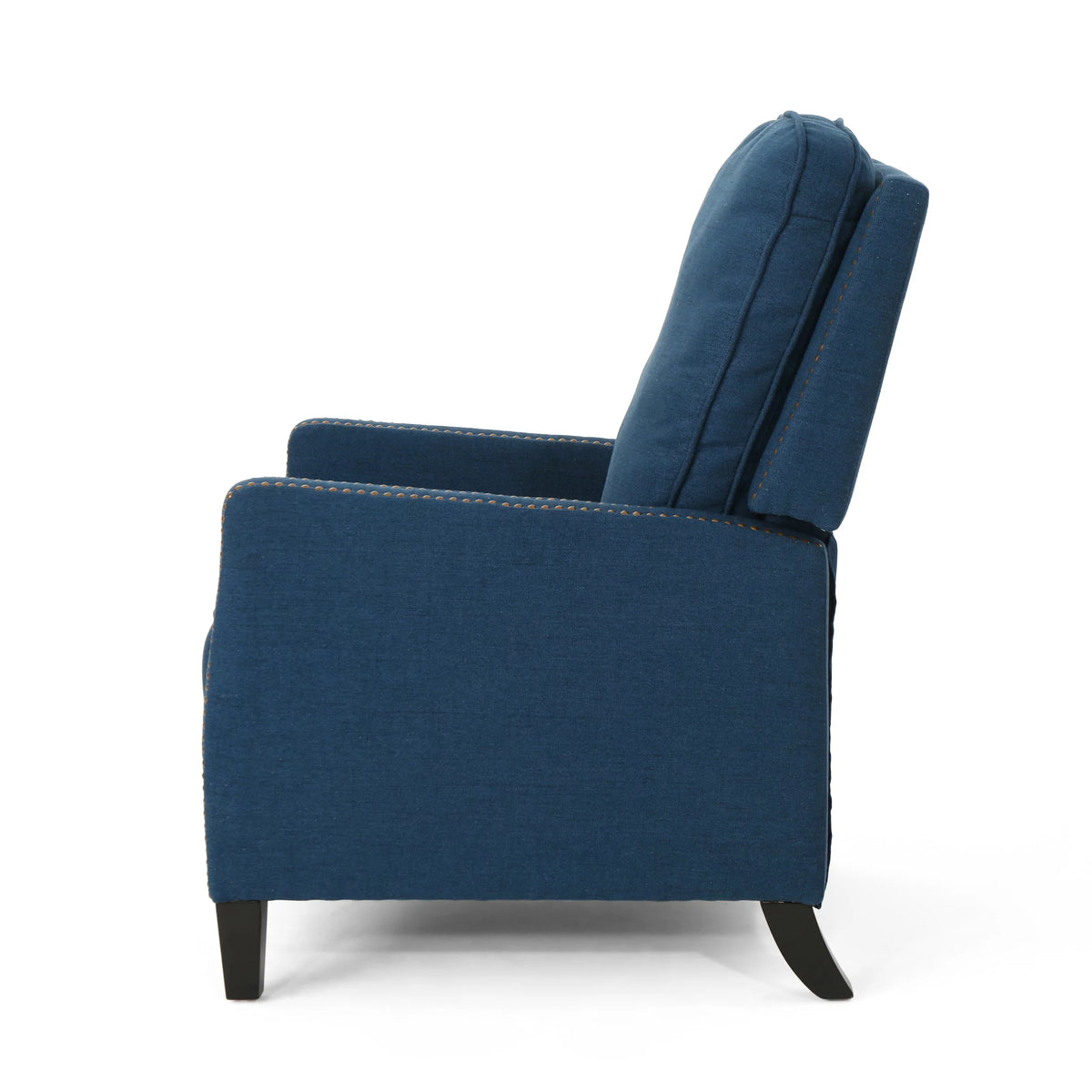 Navy Blue Fabric Recliner Y285060