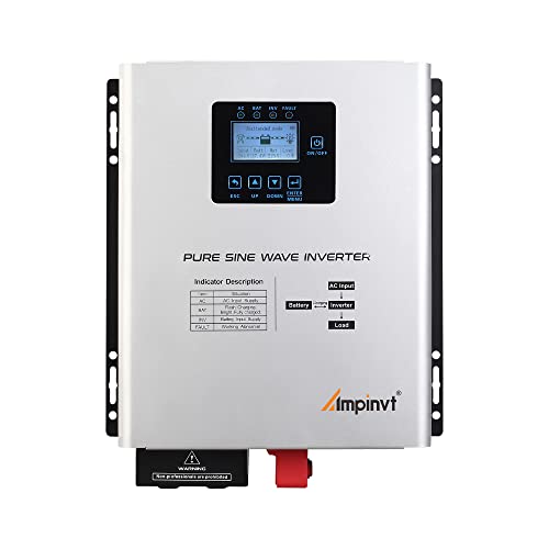 800W Pure Sine Wave Inverter with AC Charger X8636