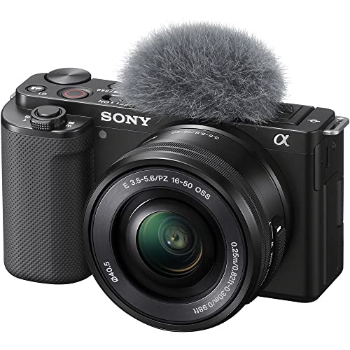 Black Mirrorless Camera with 16-50mm Lens I375394