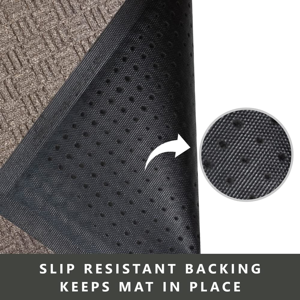 Brown Checker 48 x 72 Inches Door Mat K104901