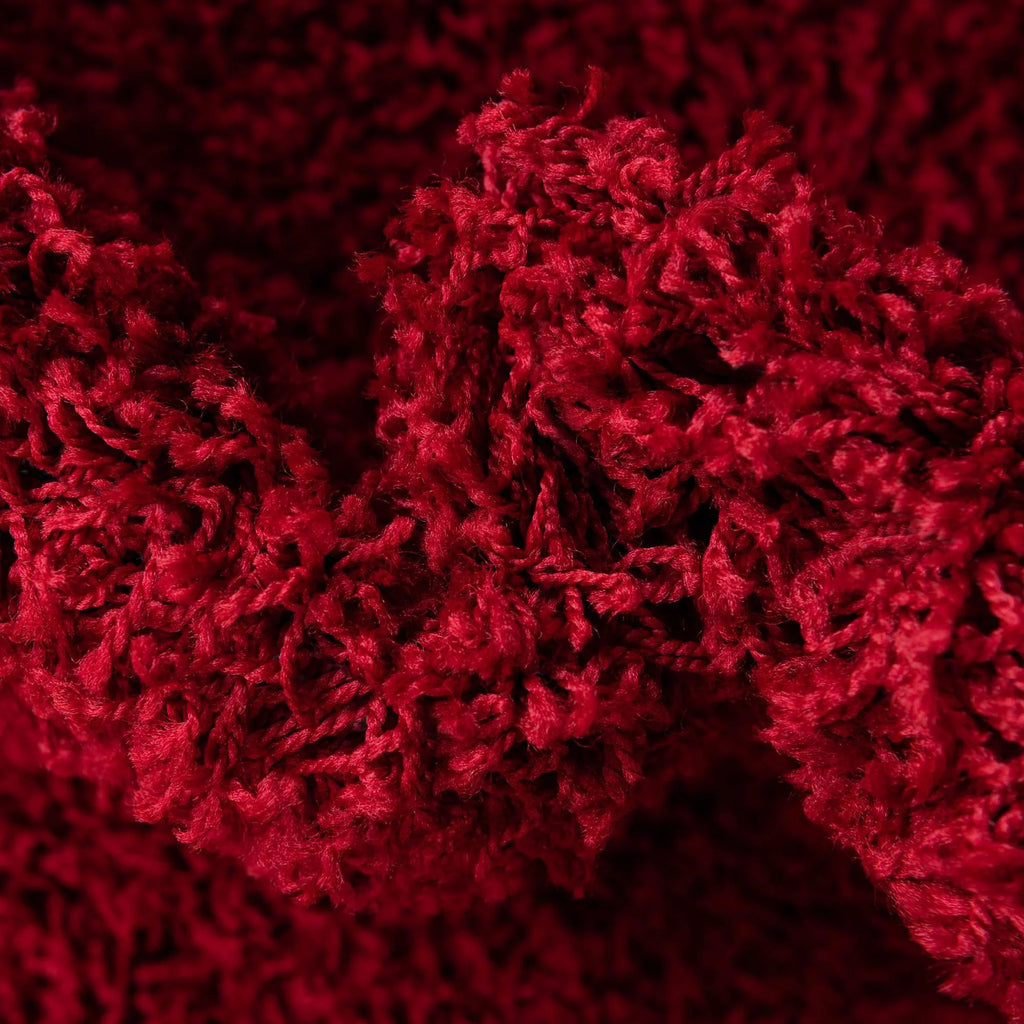 Cherry Red 5' x 8' Shag Rug X1352
